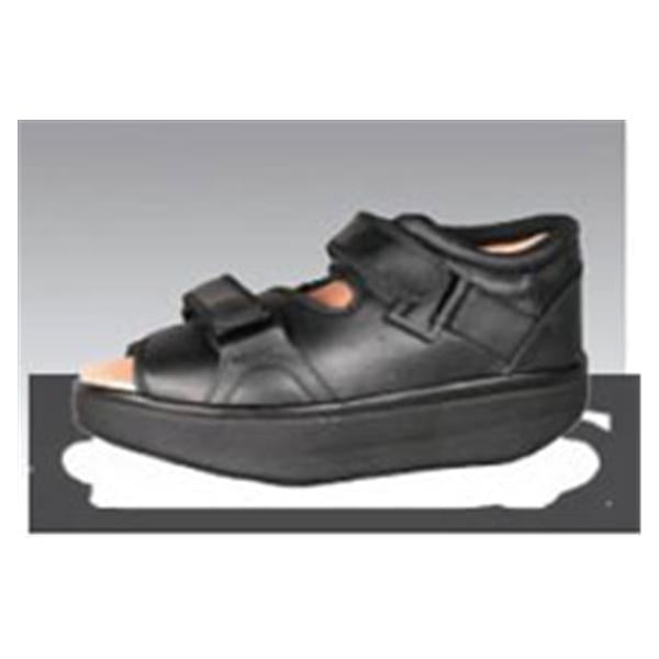 Darco International Inc Shoe Wound Care Wcs Leather Blk 4Mlt Insl Women 4-4.5 Size X-Small 8Pr/Ca - WCS0B