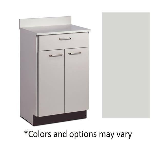 Clinton Industries. Cabinet Treatment 2 Door/1 Drawer Laminate 24X18.25X35" Gray Each - 8821-2GR