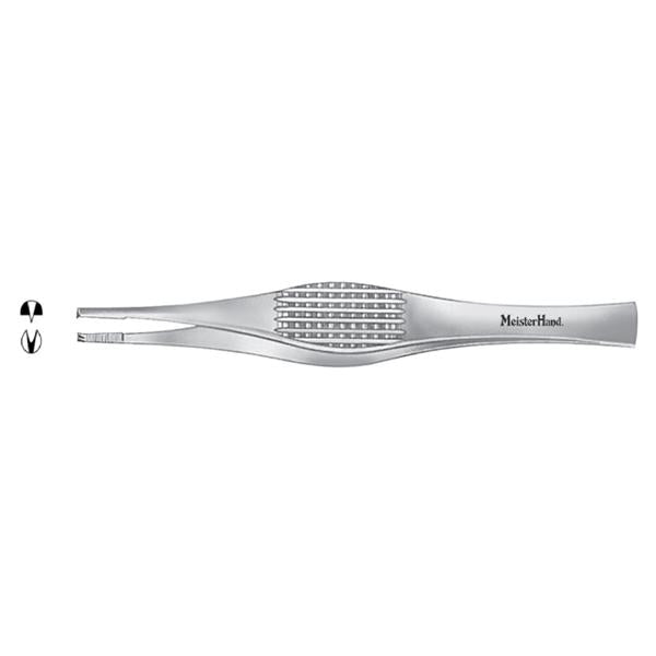 Miltex-Integra Forcep Tissue Ferris-Smith Meister-Hand 7" Pltfrm Tp Xserr Strt 1X2Tth Ss Ea - MH26-956