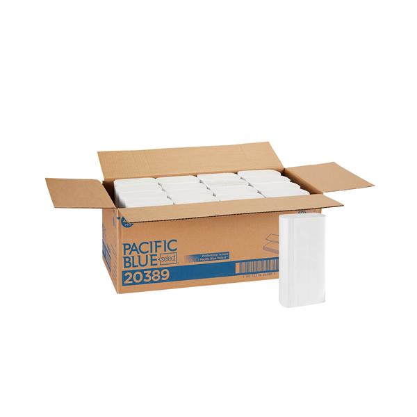 Georgia Pacific Towel Pacific Blue Select Multifold 1 Ply White 9.2 In X 9.4 In 16Pk/Ca - 20389