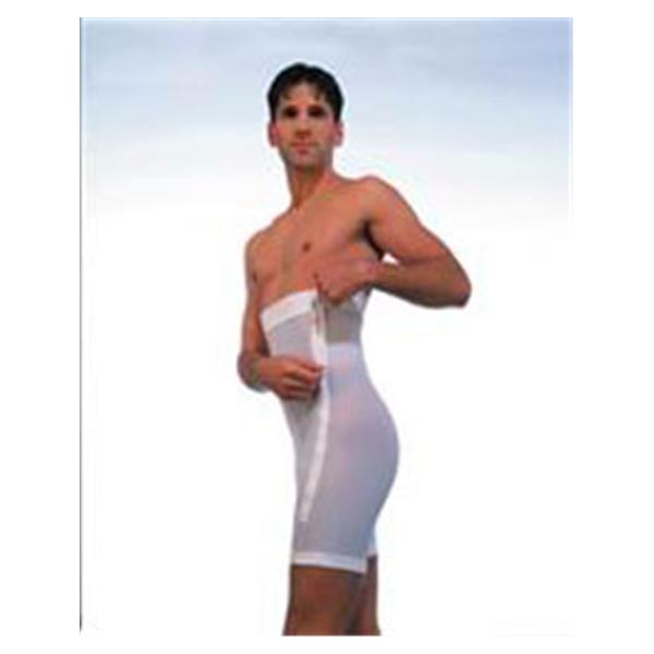 BSN Medical Girdle Plastic Surgery Supportwear Mid Thigh Medium Men 34-36" White Ea - 110681