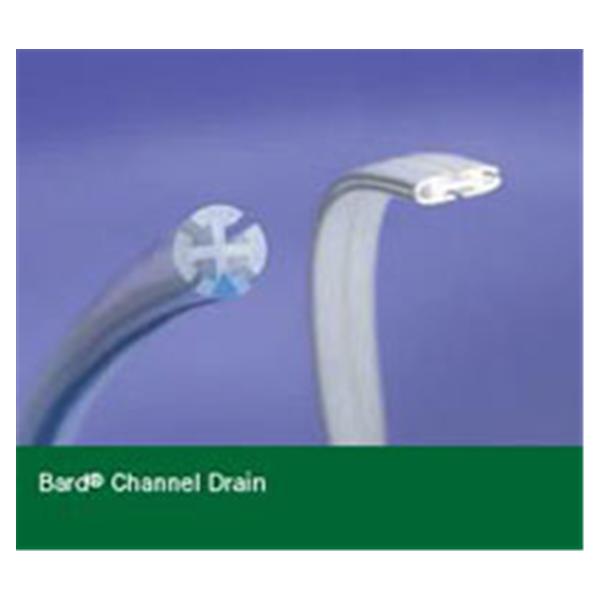 Bard Medical Division Drain Channel Silicone 10Fr 1/8" Full Fluted Round Tip Sterile 10/Ca - 72186
