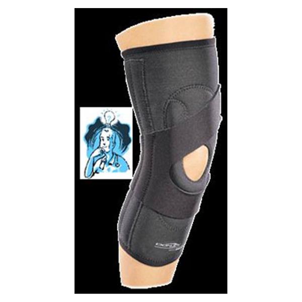 DJO Support Support Lateral "J" Adult Knee Drytex Black Size 2X-Large Right Ea - 110659606060