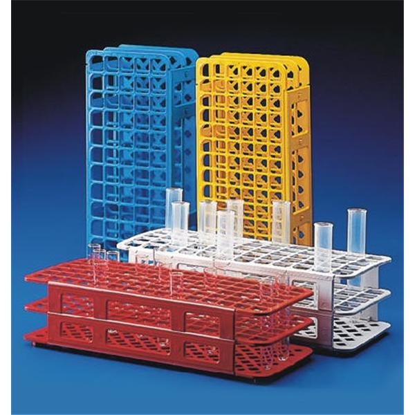 Globe Scientific Snap-N-Rack Test Tube Rack 20-21Mm 40 Place Blue Ea - 456604