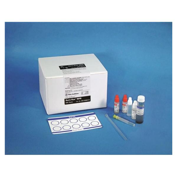 Fisher Scientific Co. Sure-Vue Rpr: Rapid Plasma Reagin Control Nwvd W/ Pipets/Ndl/Vl/Rgnt/Sld 3/Pk - 23038012