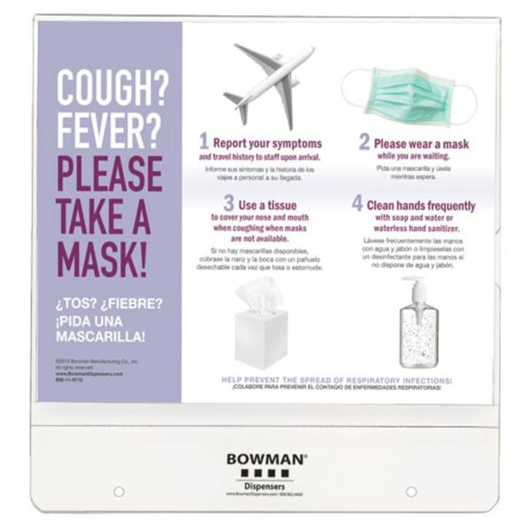 Bowman Medical Products Holder Sign 8-1/2X11" Plastic Ea - MP-075