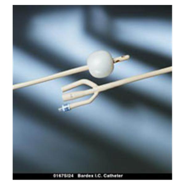 Bard Medical Division Catheter Foley Bardex 22Fr 30Cc Md Tp Slcn Slvr/Hdrgl Ct 3Wy 16 12/Ca - 0167SI22