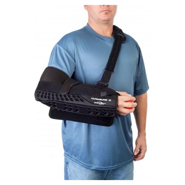 DJO Sling Immobilizer Ultrasling Iii Ab Adult Arm Msh 13-15 Blk Sz Lg Universal Ea - 11-0450-4