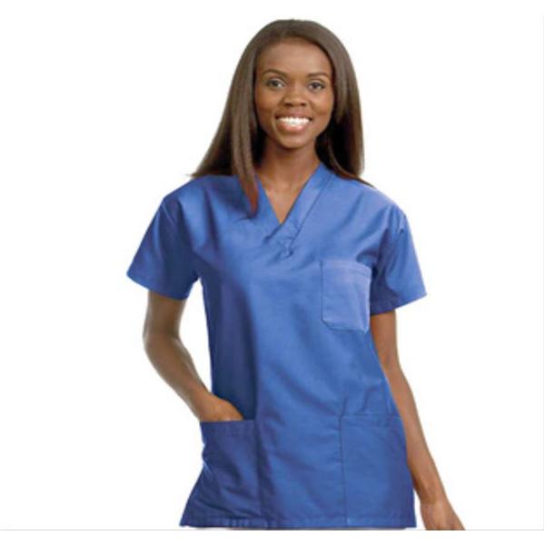 Fashion Seal Shirt Scrub Unisex Large Blueberry Ea - 78760-L