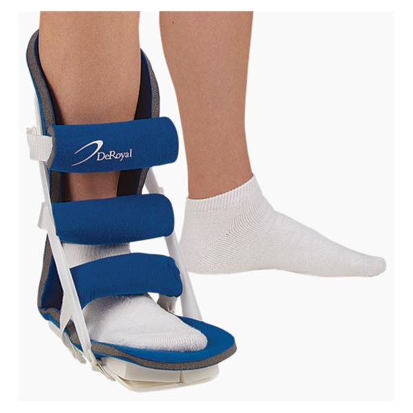 Deroyal Industries Inc Splint Nght M9.5+/W10.5+ Ank/Plntr Fscts Fm M9.5+/W10.5+ Blu Sz Lg Univ Ea - NS2000-14