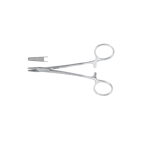 Miltex-Integra Holder Needle Baumgartner Meister-Hand 5-1/2" Serrated Jaw Tungsten Carbide Ea - MH8-40TC
