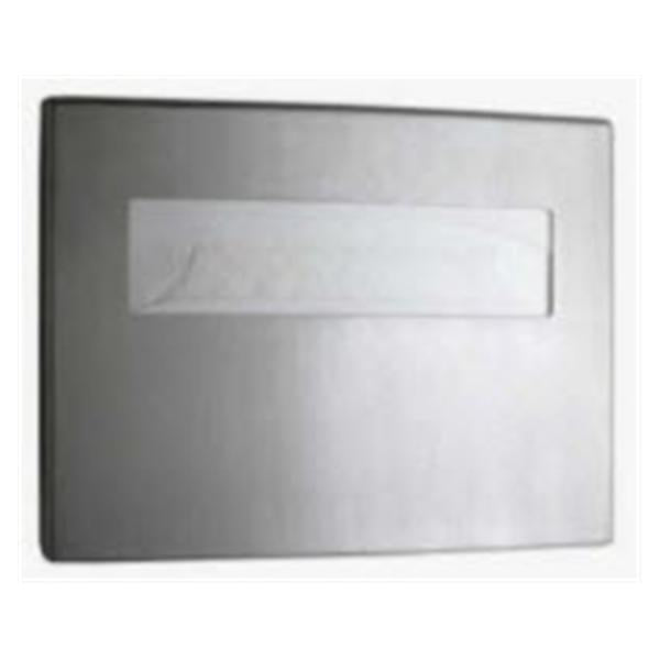 Bobrick Dispenser Toilet Seat Cover Contura Series Stainless Steel Satin Finish Each - 4221
