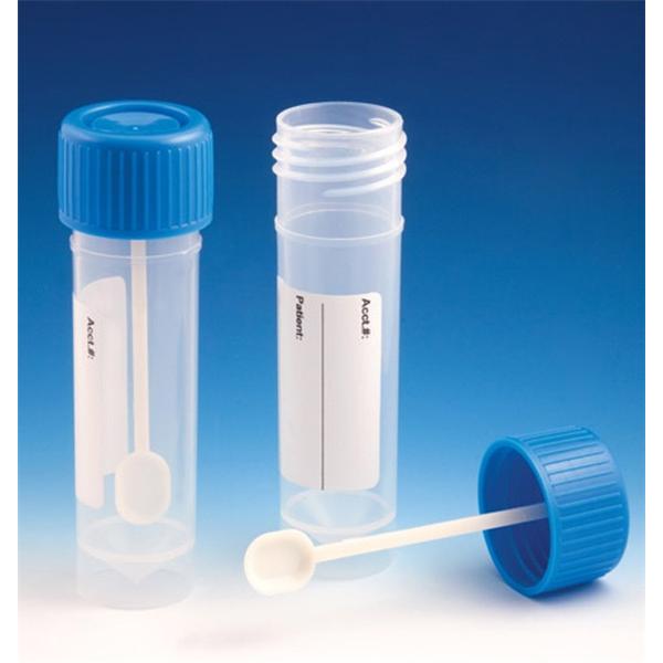 Globe Scientific Fecal Container 30Ml Polypropylene Non-Sterile 500/Ca - 109120L