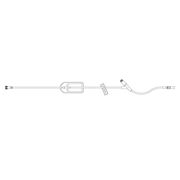 Icu Medical Iv Extension Set Lifeshield 17 Yinj Option-Lok Male Adapter/Female Adapter Ea, 48 Ea/Ca - 2066828