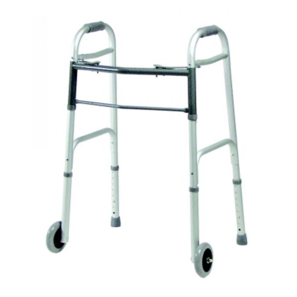 Graham-Field/Everest &Jennings Walker Lumex 300Lb Capacity Gray 5" Wheels 15.5X25-3/8X29.5-34.5" 2Rls Jr 4/Ca - 616370A-4