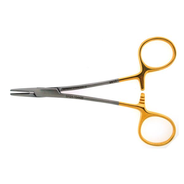 BR Surgical, Holder Needle Webster 4-3/4" Cross Serrated Tungsten Carbide Ea - BR24-104429