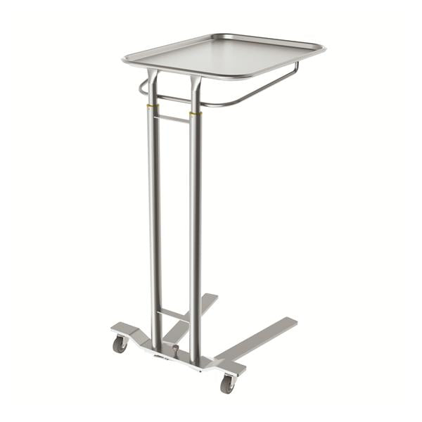 Mac Medical Stand Mayo 21-1/4X16-1/4" 50Lbs 2 Swivel Casters Ea - MYO-2000