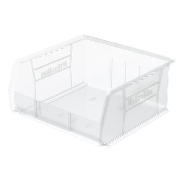 Akro-Mils Bin Storage Akrobins 10-7/8X11X5" Clear Polymer With Label Holder 6/Case - 30235SCLAR