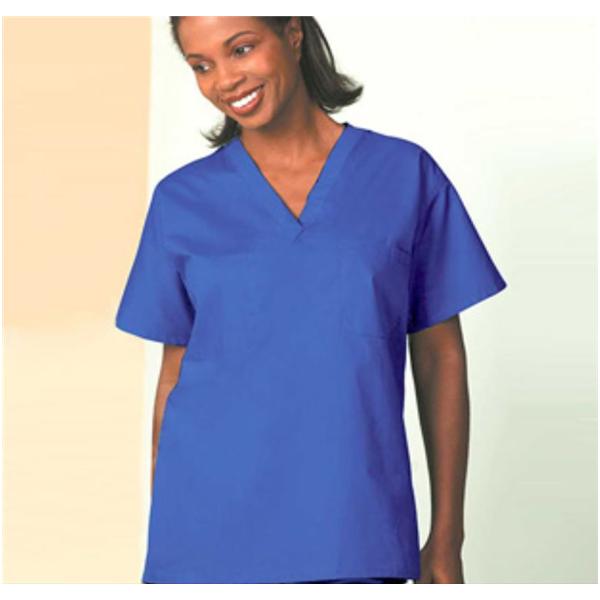 Fashion Seal Shirt Scrub 65% Polyester / 35% Cotton Fashion Blend Unisex Blubry Md Rvrsbl Ea - 6767-M