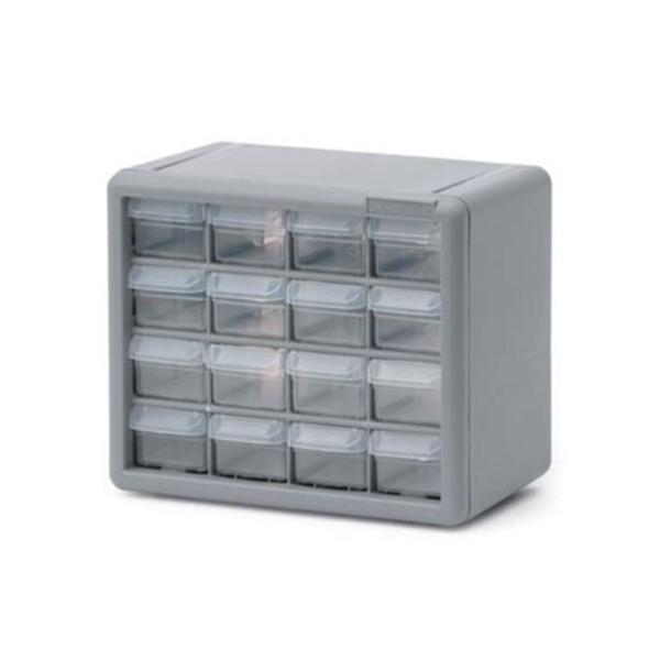 Marketlab Cabinet Storage 16 Drawer Polystyrene 10.5X6.4X8.5" Ea - 3330