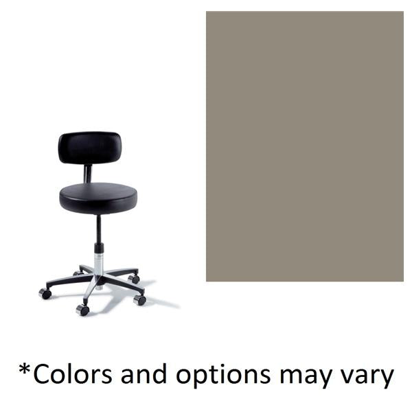 Midmark Corporation Stool Exam Ritter Classic Series Shadow Gray Casters Backrest 5 Leg Ea - 275-001-232