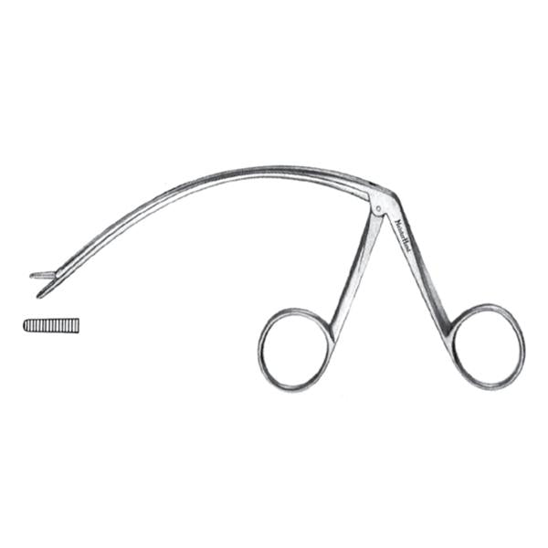Miltex-Integra Forcep Tendon Pulling Meister-Hand 5" Alligator Tye Curved Stainless Steel Ea - MH27-1016