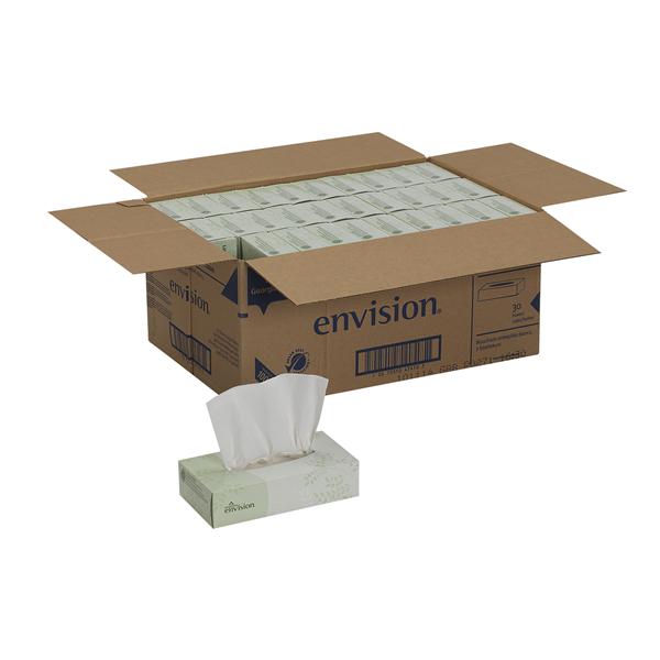 Georgia Pacific Tissue Facial Envision White 2 Ply 30Bx/Ca - 47410