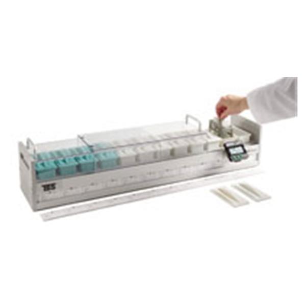 General Data Company Shurstain Manual Stainer Rack 12 Position With 8 White 250Ml Wells Ea - SS-12L