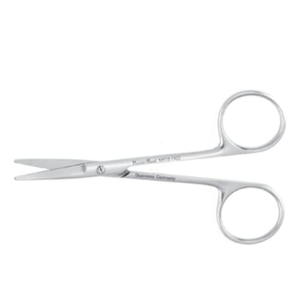 Miltex-Integra Scissors Iris Knapp Iris Meister-Hand 4" Blunt/Blunt Smooth Straight 25Cm Ss Ea - MH18-1422