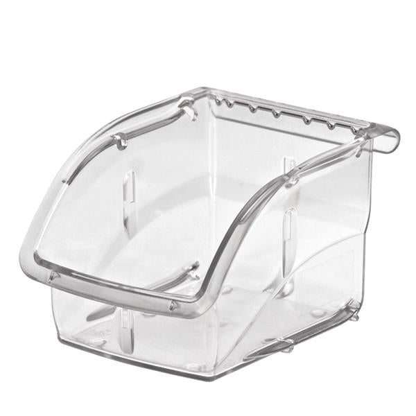 Akro-Mils Bin Shelf Insight 5-3/8X4-1/8X3-1/4" Ultra-Clear Polycarbonate 16/Pk - 305A1