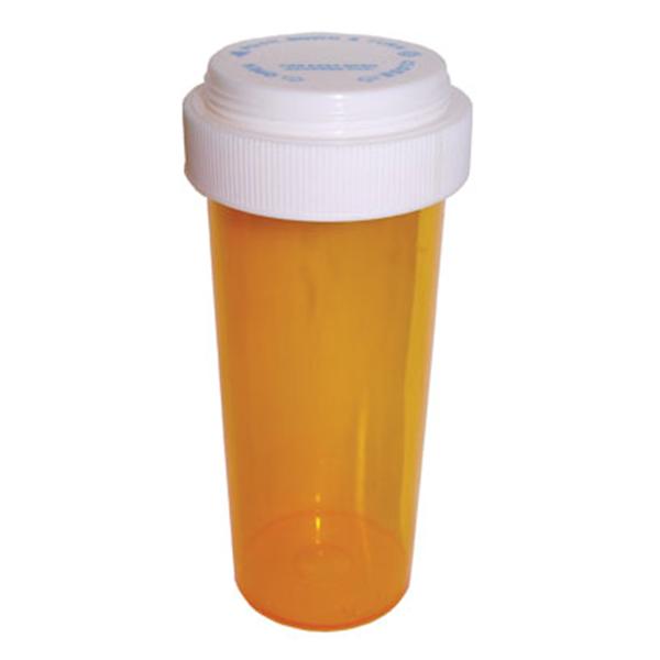 Clarke Container Division Vial Medicine Plastic 20 Dram Amber 270/Case - 27020