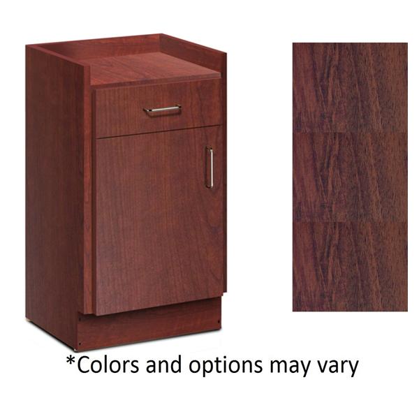Clinton Industries. Cabinet Bedside 1 Door/1 Drawer Dark Cherry Each - 8711-IDC