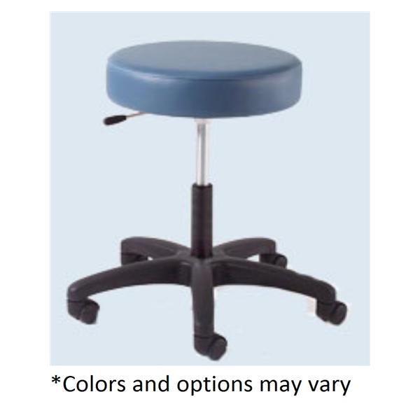 Brandt Industries Inc Stool Exam Econobuoy Black 2" Casters Backless 5 Leg Ea - 13411-BLACK