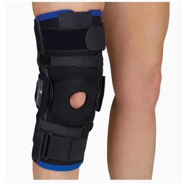Deroyal Industries Inc Brace Wraparound Warrior Regular Knee Tri-Tex Black Size Small Universal Ea - 14611005