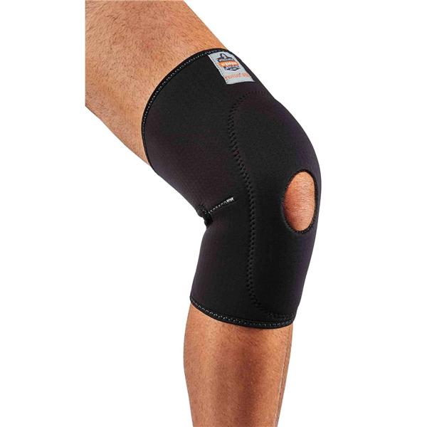 Ergodyne Corporation Sleeve Support Knee Neoprene Black Size Large Universal Ea - 16534