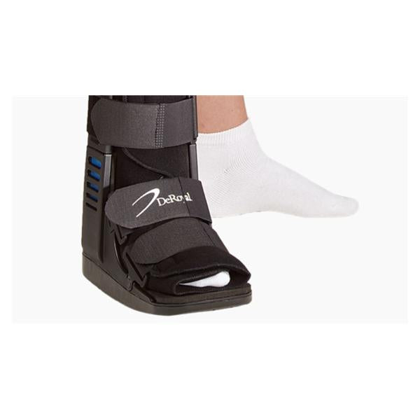 Deroyal Industries Inc Walker Inline Ankle/Leg/Foot Pediatric Black Size X-Small Ea - 15550002