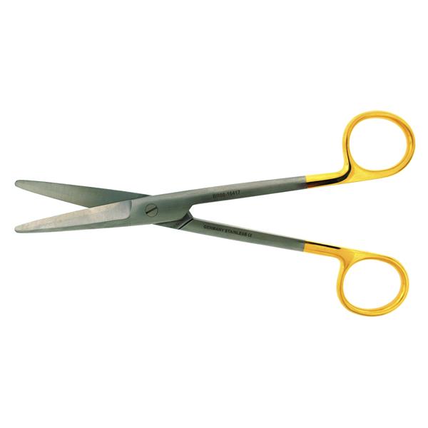 BR Surgical, Scissors Mayo 6-3/4" Blunt/Blunt Smooth Straight Tungsten Carbide Ea - BR08-16417