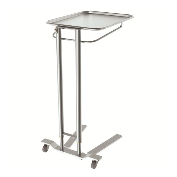 Mac Medical Stand Mayo 21-1/4X16-1/4" 50Lbs 2 Swivel Casters Ea - MYO-3000