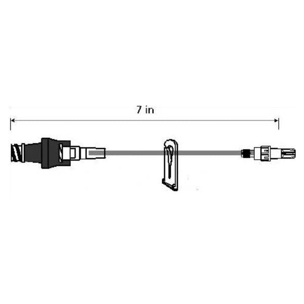 Icu Medical Iv Extension Set 60" Bravo 24 T-Connector Rotating Adapter 50/Case - B9900-34
