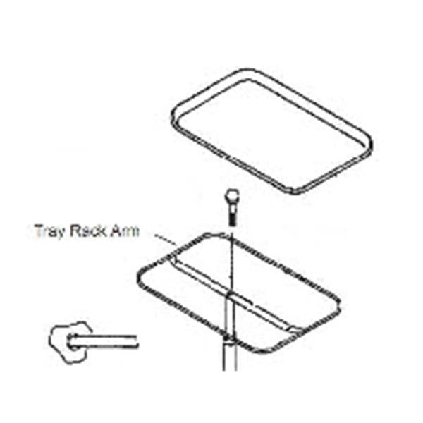 Dukal Corporation Arm Tray Rack Ea - 4365-02