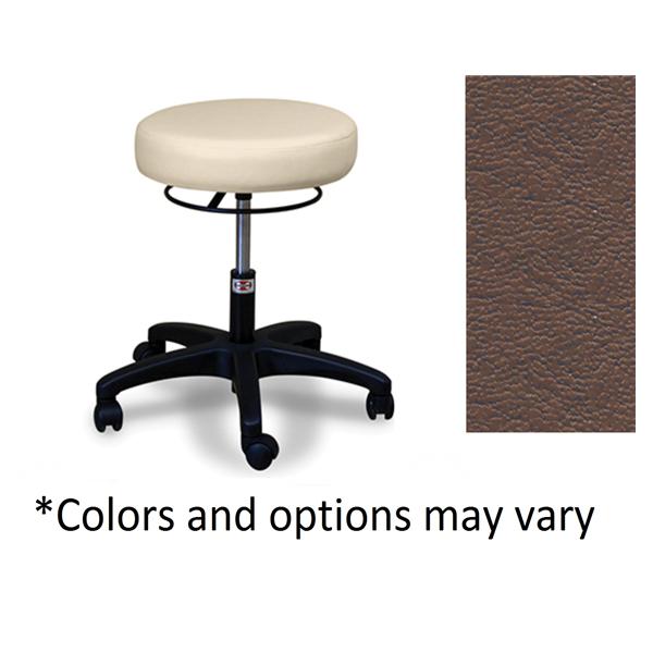 Hausmann Industries Stool Exam Economy Oak Brown 2" Casters 5 Leg Ea - 2157-701