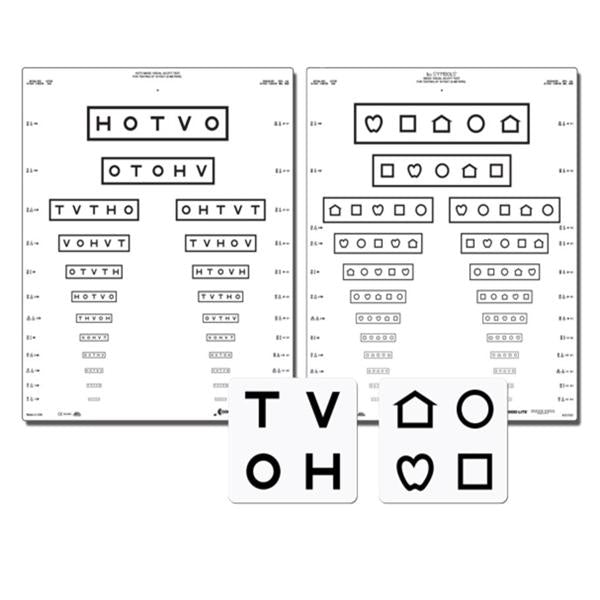 Good-Lite Co Chart Vision Testing 10' Testing Distance 17X21" Ea - 257500