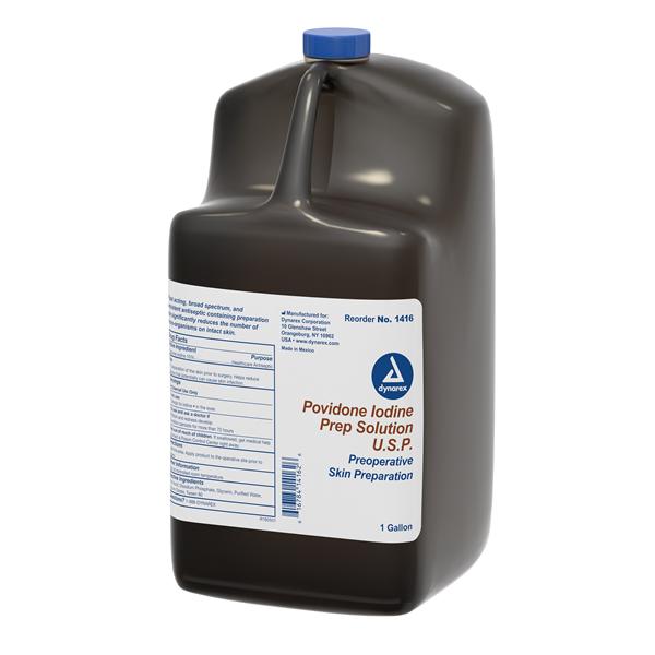 Dynarex Corporation Solution Prep Pvp Iodine 10% 1Gal Gal/Bt, 4 Bt/Ca - 1416