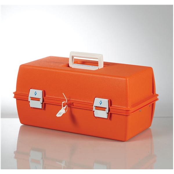 Health Care Logistics Box Emergency 17-5/8X8-3/4X10-1/4" Orange Ea - 1800