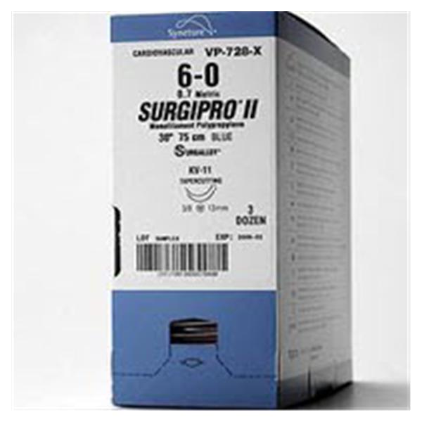 Medtronic MITG-Covidien Suture 4-0 Pp Kv-5/Kv-5 Surgipro Ii Blue 36" Double Arm Monofilament 36/Ca - VP435X
