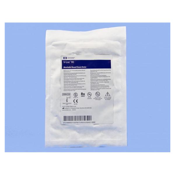 Medtronic MITG-Covidien Suture 4-0 Glycolide P-12 V-Loc 90 Undyed 6" Barbed Absorbable 12/Ca - VLOCM0003