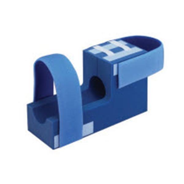 DMS Holdings. Positioner Elevated Heelbo Lifter Foot Polyurethane Foam Blue 4/Bx - D 12055