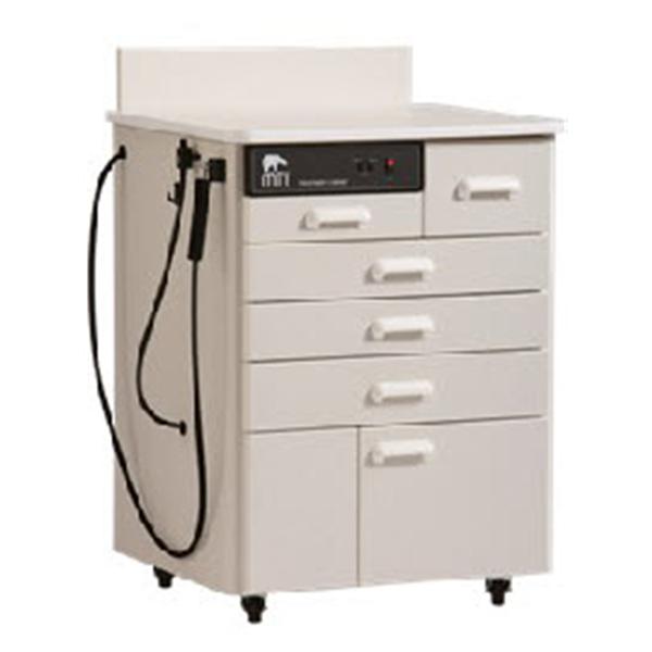 MTI Cabinet Mobile Ent Treatment Custom 2 Door/4 Drawer Laminate 25X33" Crystal Ea - TC75AS