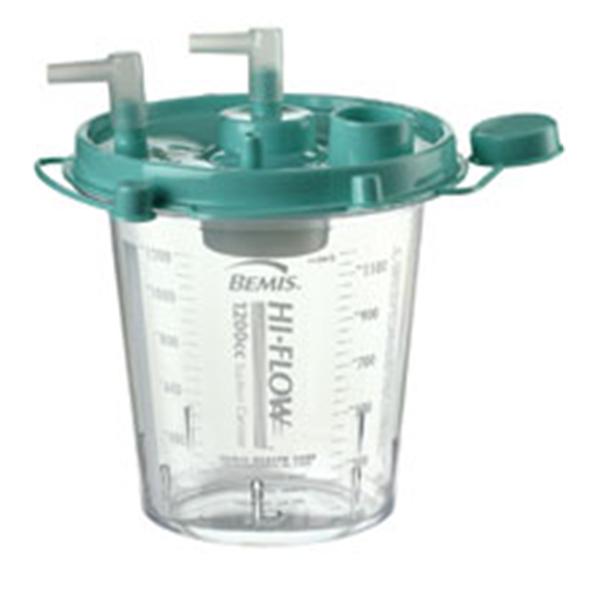 Bemis Healthcare Canister Suction Hi-Flow Disposable Non-Sterile 1200Ml Ea, 48 Ea/Ca - 484410