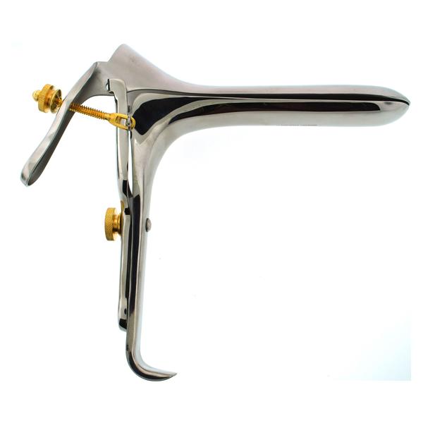 BR Surgical, Speculum Vaginal Graves 1-1/2X4-1/2" Large/Wide View 40Mm Opening Ss Ea - BR70-11503